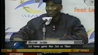 Michael Jordan Washington Wizards 2001 Return / Comeback Press Conference (October 1, 2001)