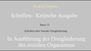 Rudolf Steiner | AD, 76-80: Wahre Aufklärung als Grundlage sozialen Denkens