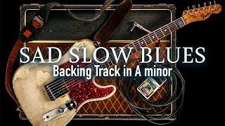 Sad Slow Blues Backing Track in A minor