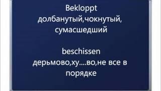 Ругаемся.Немецкий язык.Немецкий мат.Ненормативная лексика