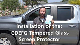 Installing the CDEFG Tempered Glass Screen Protector w/Paul Henderson  4K 4-2021