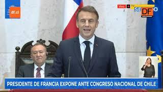 Macron destaca modernización de acuerdo Chile-UE y pide no ceder a hegemonía de EEUU y China