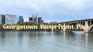 【4K】Georgetown Waterfront Park Walking Tour - Georgetown | Washington DC