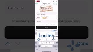 SnapGo Vending Machine Login Step