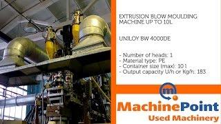 UNILOY BW 4000DE Used EXTRUSION BLOW MOULDING MACHINES UP TO 10L MACHINES MachinePoint