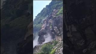 Huge mountain landslide dolpa #travel #skdvolg #mountains #shorts