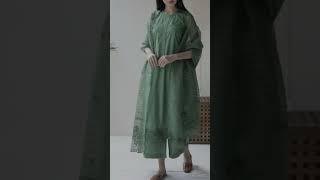 latest  Summer deign Dress 2024 Latest Plain Suit  Design Ideas | Huma Style tips #summar #fashion