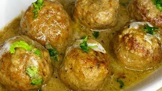 Chicken Malai Kofta With Gravy Recipe | Creamy Kofta Curry Recipe | Afghani Malai Chicken Recipe