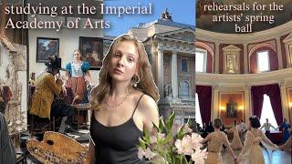 Studying at the Imperial Academy of Arts VLOG life as an art student