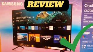 Samsung 43 Inch Class CU7000B Chrystal UHD 4K Smart TV Review