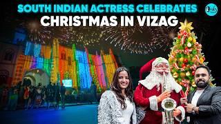 AUTHENTIC Christmas Celebration In Vizag ft South Actress Siri Hanumanthu | Curly Tales