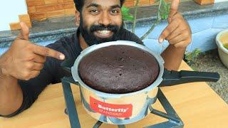 CHOCOLATE CAKE MAKING WITH PRESSURE COOKER | M4 TECH |