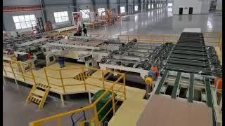 A video shows you a gypsum board production line with an annual output of 15 million square meters