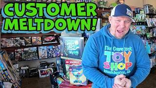 Banning Rowdy Customer from The Toy Store! Busy weekend at The Overstock Toy Shop.