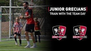 ️ Junior Grecians train with the team day  | Exeter City Football Club