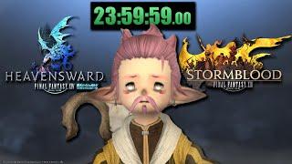 I Tried To Speedrun Heavensward AND Stormblood In 1 Day