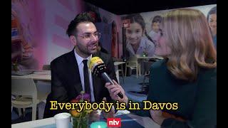 Saygin Yalcin at the World Economic Forum 2020 in Davos - NTV