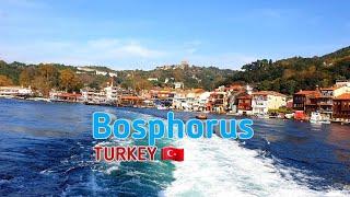 Exploring Bosphorus Strait | Meeting Point Of Asia And Europe | Bosphorus For 2.5$ | Istanbul Ep.1