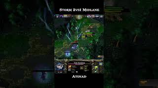 Storm Low Hp 2vs 1  #atinad #dota2 #dota1 #gaming #garena #iccup #wodota #gg #gameplay #gamer