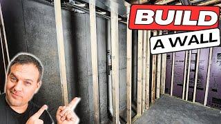 How To Frame A Basement Wall || E5 Finishing a Basement