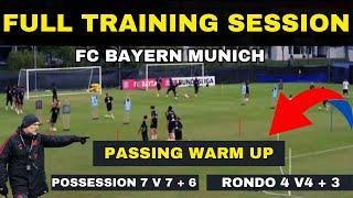 Full Training Session / Thomas Tuchel's FC Bayern Munich