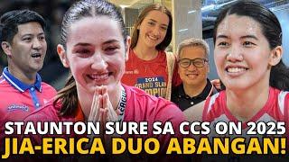 Erica Staunton SUREBOL sa Creamline next year!? Balik Pinas AGAD ON MAY! De Guzman-Staunton DUO!