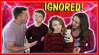 IGNORING OUR PARENTS FOR 24 HOURS | We Are The Davises