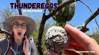 THUNDEREGGS in Arizona Lake Pleasant washes