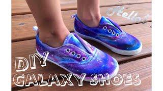 DIY Galaxy Shoes