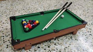 Mini 8 Ball Pool Set Unboxing | Snooker