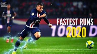 Fastest Sprint Speeds & Runs in Football 2020 ᴴᴰ