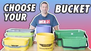 The Different Types of Window Cleaning Buckets