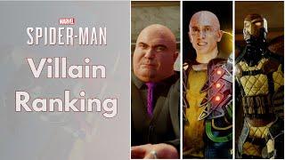 Ranking All the Villains from Marvel's Spider Man