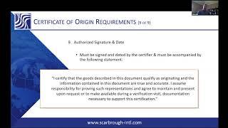 What job title can sign the USMCA certificate of origin?