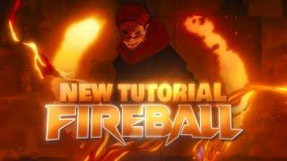 FIREBALL TUTORIAL  | TEXT LIKE XENOZ | Affter Effects