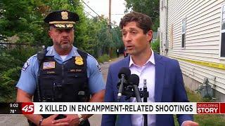 Minneapolis city officials express frustration after fatal shootings near encampment