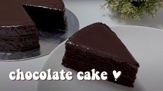 Moist Chocolate Cake | NO MIXER | NO WHISK |