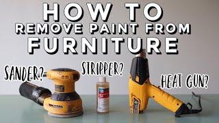 Removing Paint From Wood Furniture | What Is The Best Technique?