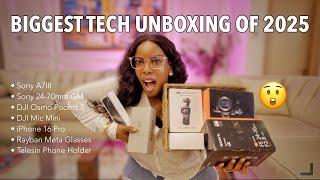 I'm back! Unbox with me - Sony A7III, DJI Osmo Pocket 3, Sony 24-70mm GM, iPhone 16,Meta Glasses,etc