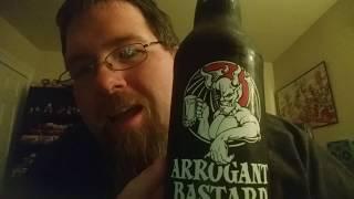 Tasting Arrogant Bastard Ale