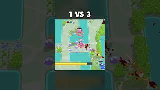 Brawl Stars 1 VS 3 #bs #braswlstars #1vs3 #bsshorts #brawltalk #бравлстарс #бравл #бс