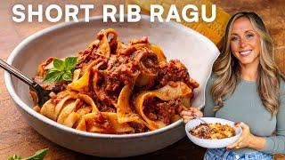 Restaurant Quality Short Rib Ragu with Pappardelle