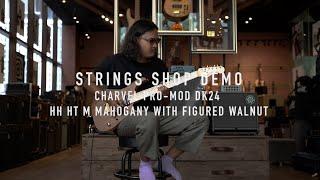 STRINGS SHOP DEMO : CHARVEL PRO-MOD DK24 HH HT M MAHOGANY WITH FIGURED WALNUT