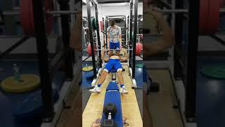 johnny hanna bench press 235 at 18 years old and 14 days