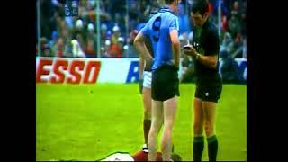 Brian Mullins Sending Off / Galway Player Left Poleaxed - Galway v Dublin - 1983 Football Final