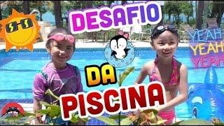 DESAFIO DA PISCINA com as Gêmeas Japonesas