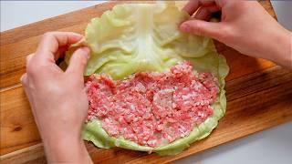SUPER delicious from MINCED MEAT and CABBAGE for lunch or dinner!