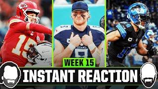 NFL Week 15 Instant Reaction Show