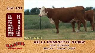 Lot 131: KB L1 DOMINETTE 9130W