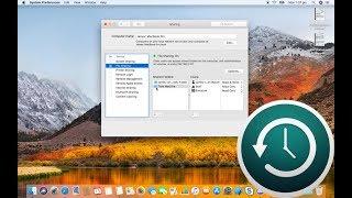 Setting up Time Machine server in High Sierra